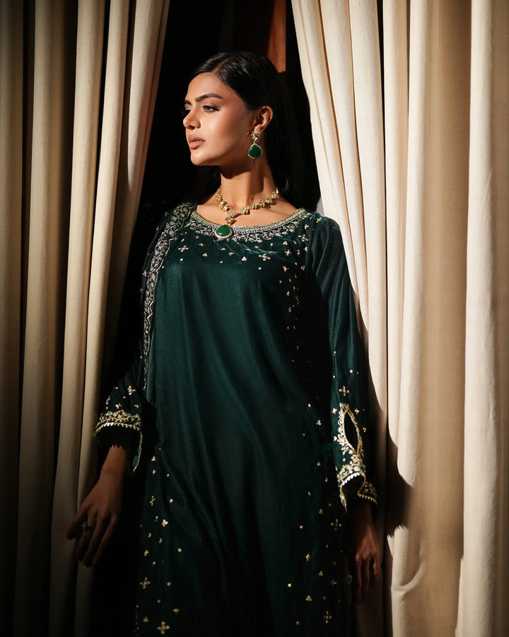 Women Velvet 3 Pcs | 1252