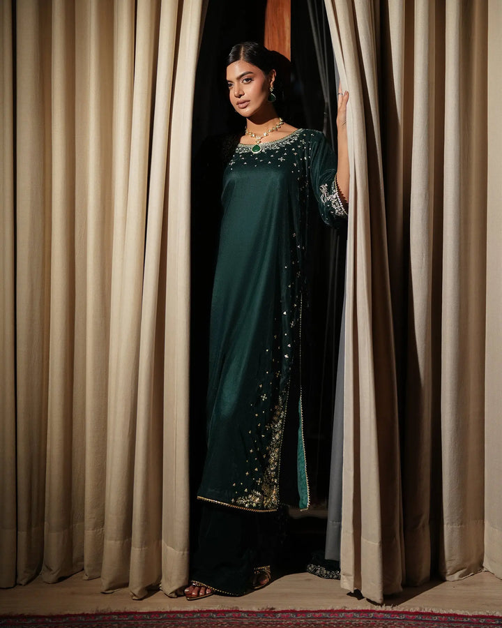 Women Velvet 3 Pcs | 1252