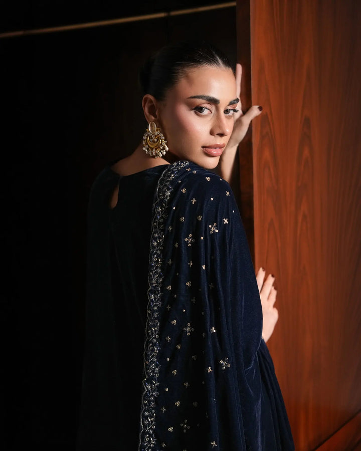 Women Velvet 3 Pcs | 1252