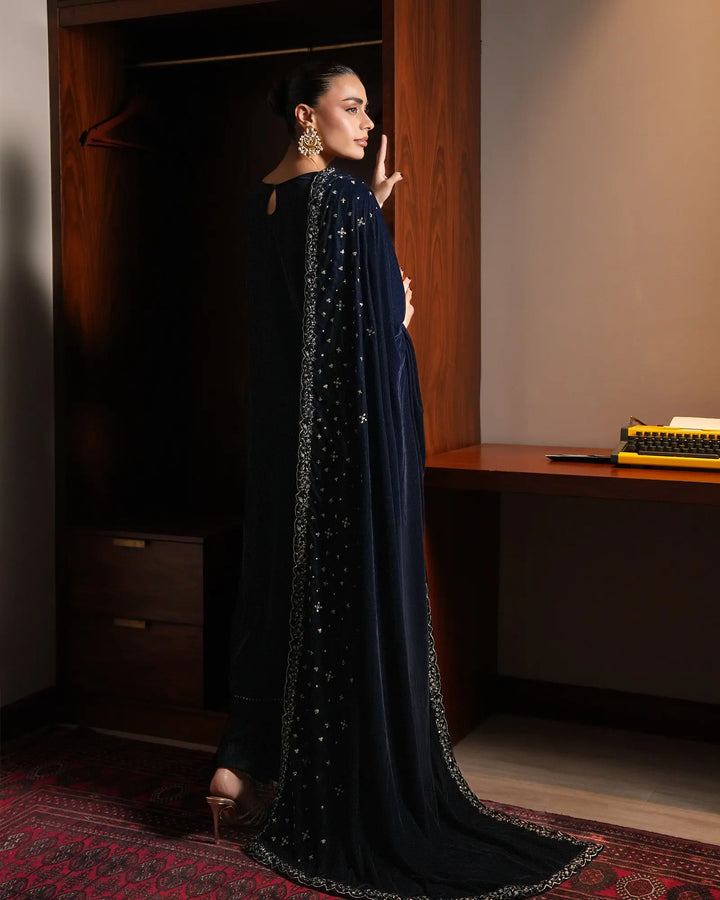 Women Velvet 3 Pcs | 1252