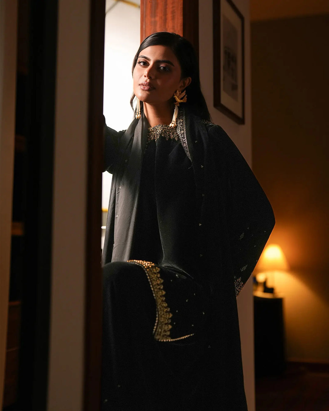 Women Velvet 3 Pcs | 1253