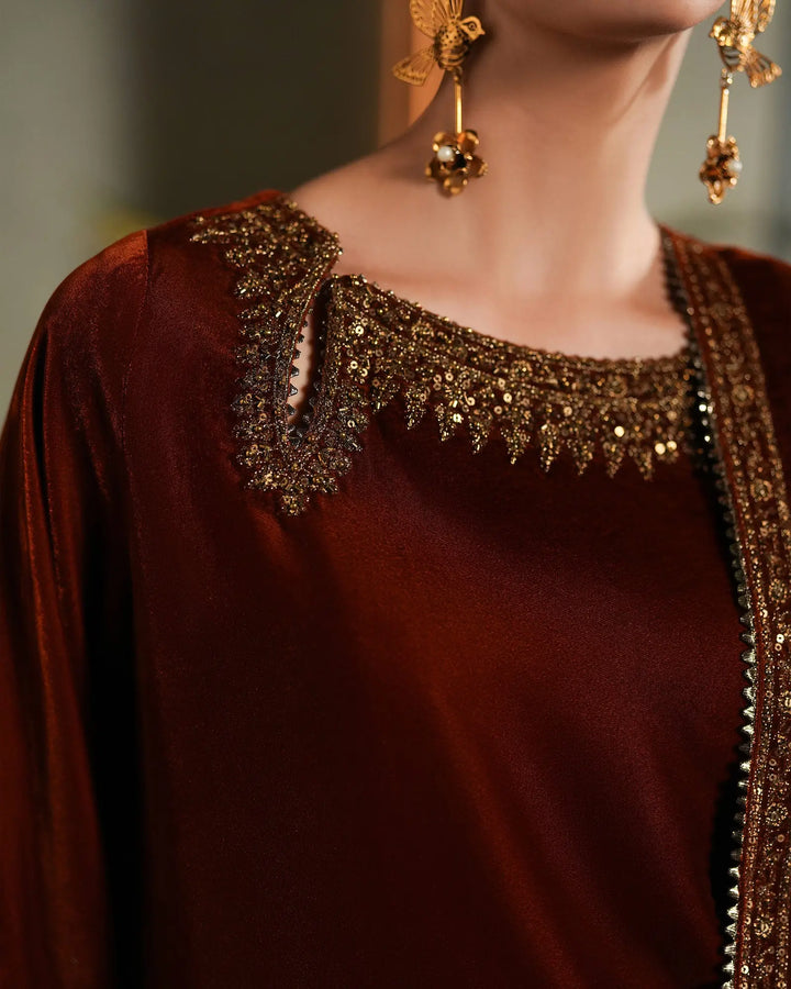 Women Velvet 3 Pcs | 1253