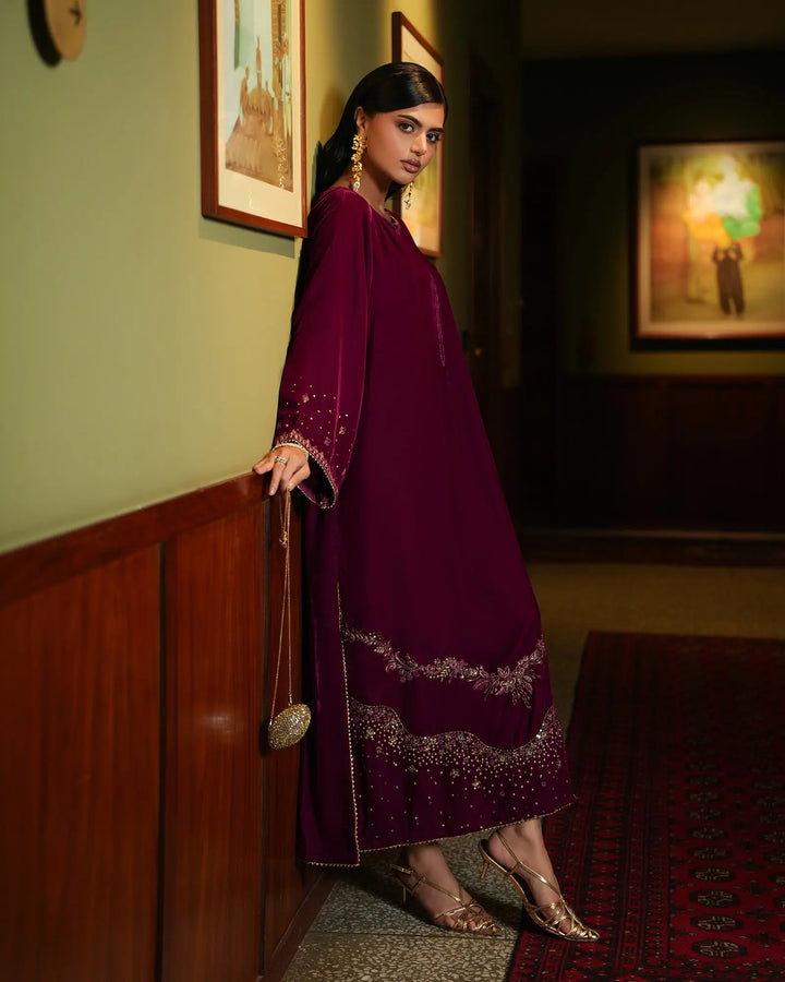 Women Velvet 3 Pcs | 1255