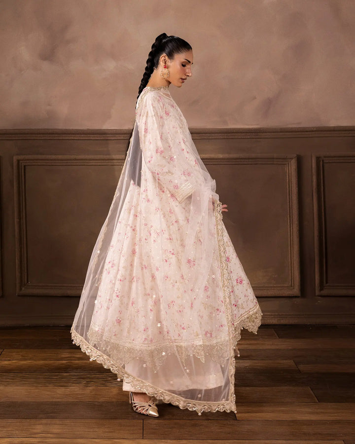 Women’s Staple Bindi Jall Embroidered Frock with Sharara Sha Posh Textile