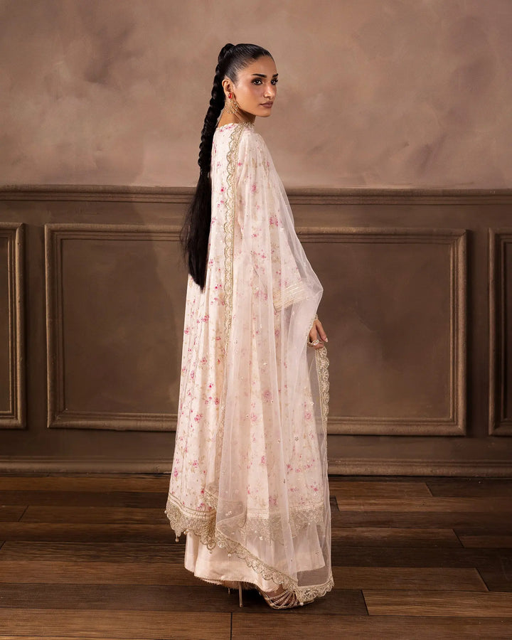 Women’s Staple Bindi Jall Embroidered Frock with Sharara Sha Posh Textile