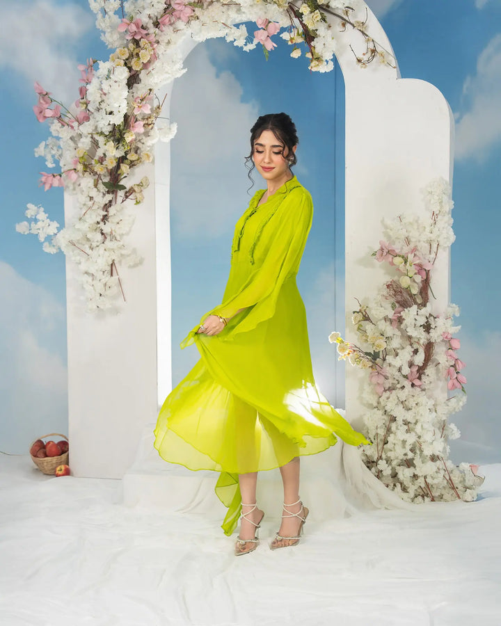Wrap Waist Frock | 604-TB-CF - Sha Posh Textile