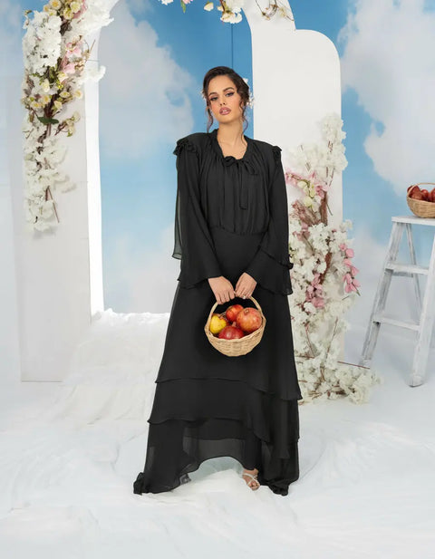 Wrap Waist Frock | 606-TB-CF Sha Posh Textile