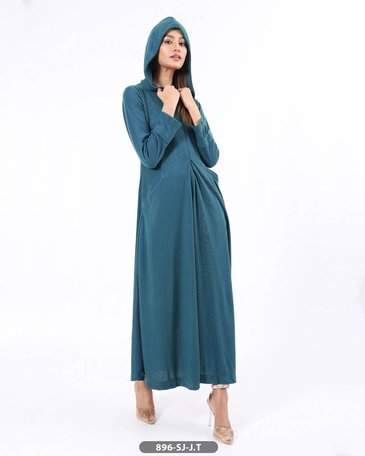 Casual Hoodie Maxi Style Wool Shirt (Stitched) | 896-ST-J.T ShaPosh Textile