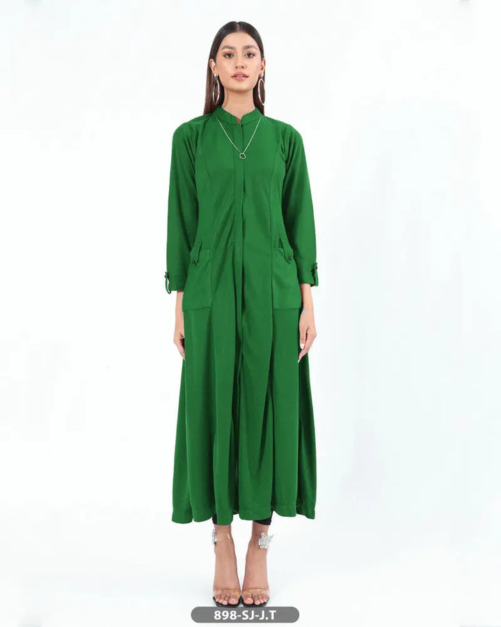Casual Maxi Style Wool Shirt (Stitched) | 898-ST-J.T ShaPosh Textile
