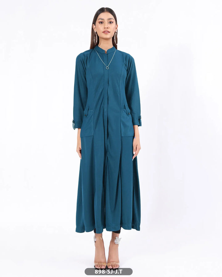 Casual Maxi Style Wool Shirt (Stitched) | 898-ST-J.T ShaPosh Textile